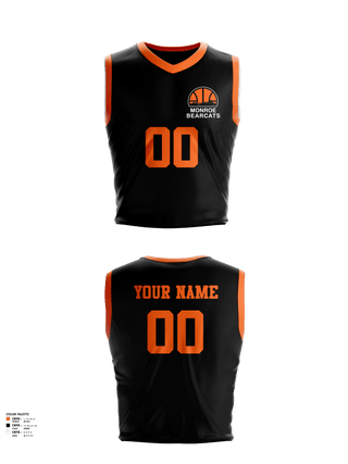 Womens Basketball Jersey, Monroe High School Basketball, Women's Basketball, Teamtime, Team time, sublimation, custom sports apparel, team uniforms, spirit wear, spiritwear, sports uniforms, custom shirts, team store, custom team store, fundraiser sports, apparel fundraiser
