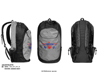 Gear Bag, Top Gun, Spirit Store, Teamtime, Team time, sublimation, custom sports apparel, team uniforms, spirit wear, spiritwear, sports uniforms, custom shirts, team store, custom team store, fundraiser sports, apparel fundraiser