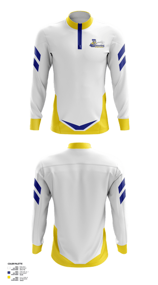 Quarter Zip Jacket, Johnsonburg Area Senior High School Band, Spirit Store, Teamtime, Team time, sublimation, custom sports apparel, team uniforms, spirit wear, spiritwear, sports uniforms, custom shirts, team store, custom team store, fundraiser sports, apparel fundraiser