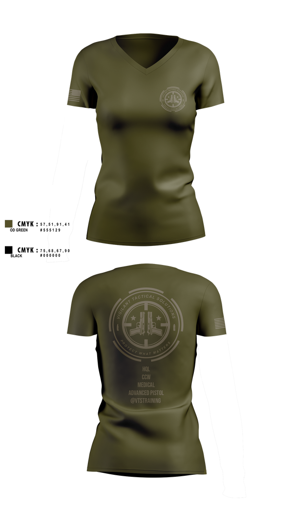 Womens Short Sleeve Vneck Shirt, Vigilante Tactical Solutions, , Teamtime, Team time, sublimation, custom sports apparel, team uniforms, spirit wear, spiritwear, sports uniforms, custom shirts, team store, custom team store, fundraiser sports, apparel fundraiser