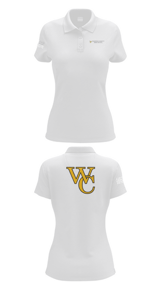 Womens Short Sleeve Performance Polo, Woodford County High School Golf, Golf, Teamtime, Team time, sublimation, custom sports apparel, team uniforms, spirit wear, spiritwear, sports uniforms, custom shirts, team store, custom team store, fundraiser sports, apparel fundraiser