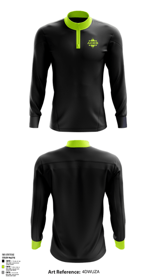 Quarter Zip Jacket, Georgia Aces, Women's Volleyball, Teamtime, Team time, sublimation, custom sports apparel, team uniforms, spirit wear, spiritwear, sports uniforms, custom shirts, team store, custom team store, fundraiser sports, apparel fundraiser