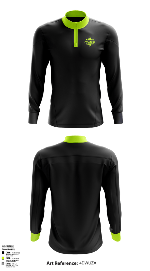 Quarter Zip Jacket, Georgia Aces, Women's Volleyball, Teamtime, Team time, sublimation, custom sports apparel, team uniforms, spirit wear, spiritwear, sports uniforms, custom shirts, team store, custom team store, fundraiser sports, apparel fundraiser