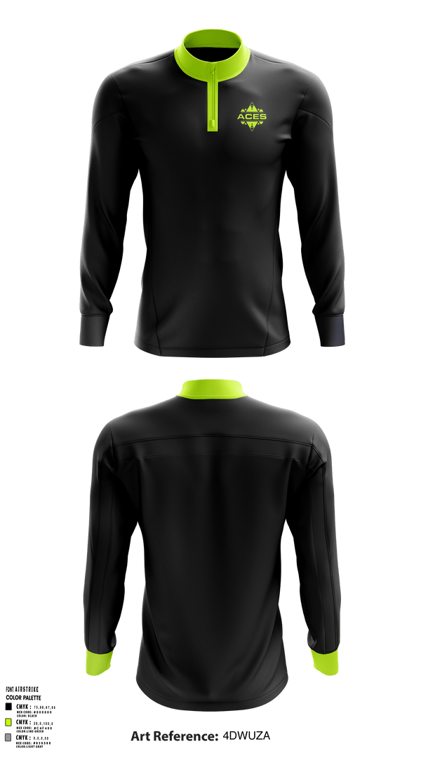 Quarter Zip Jacket, Georgia Aces, Women's Volleyball, Teamtime, Team time, sublimation, custom sports apparel, team uniforms, spirit wear, spiritwear, sports uniforms, custom shirts, team store, custom team store, fundraiser sports, apparel fundraiser