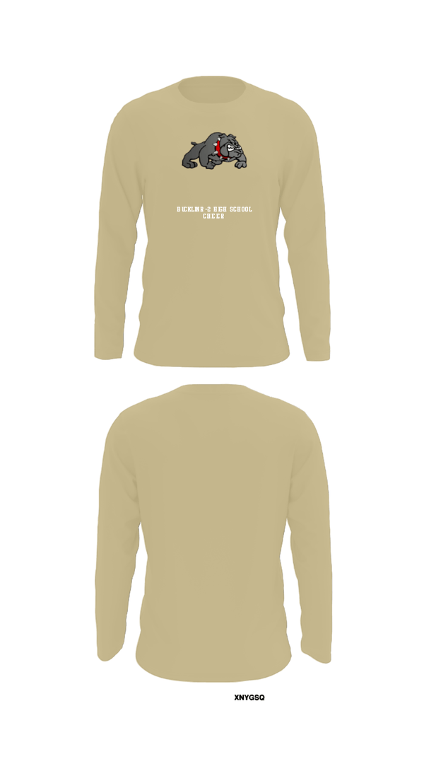 Long Sleeve Performance Shirt, Bucklin R-2 High School Cheer, Cheer, Teamtime, Team time, sublimation, custom sports apparel, team uniforms, spirit wear, spiritwear, sports uniforms, custom shirts, team store, custom team store, fundraiser sports, apparel fundraiser