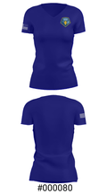 Point University Tennis 71976692 Women's Short Sleeve V-neck Shirt - 21