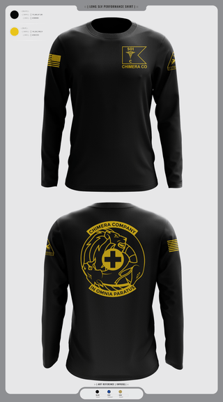 Long Sleeve Performance Shirt, Chimera Company, Army, Teamtime, Team time, sublimation, custom sports apparel, team uniforms, spirit wear, spiritwear, sports uniforms, custom shirts, team store, custom team store, fundraiser sports, apparel fundraiser