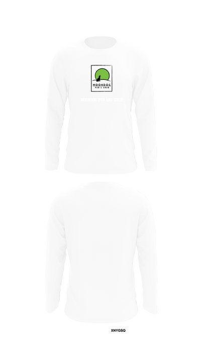 Moondog pub and grub 52756247 Long Sleeve Performance Shirt - 8