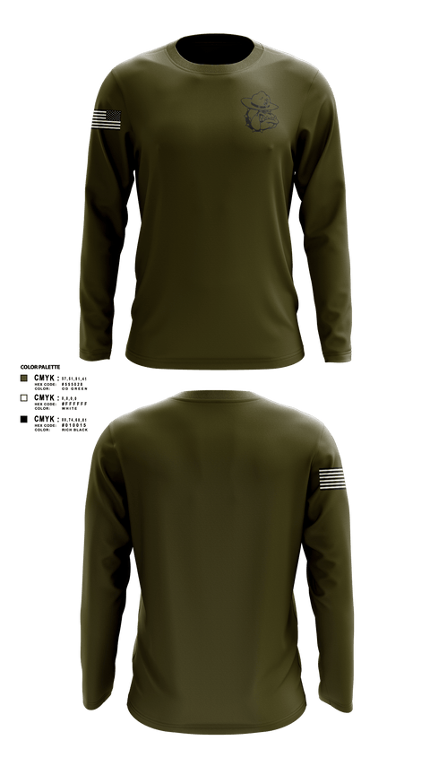 Long Sleeve Performance Shirt, COLOR GUARD, Marines, Teamtime, Team time, sublimation, custom sports apparel, team uniforms, spirit wear, spiritwear, sports uniforms, custom shirts, team store, custom team store, fundraiser sports, apparel fundraiser
