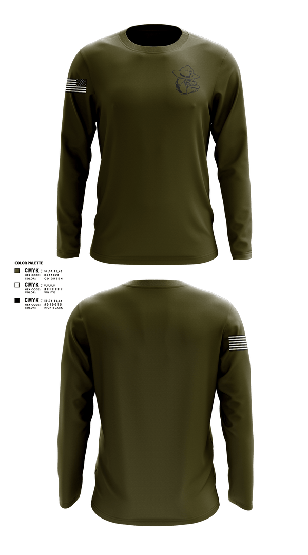 Long Sleeve Performance Shirt, COLOR GUARD, Marines, Teamtime, Team time, sublimation, custom sports apparel, team uniforms, spirit wear, spiritwear, sports uniforms, custom shirts, team store, custom team store, fundraiser sports, apparel fundraiser