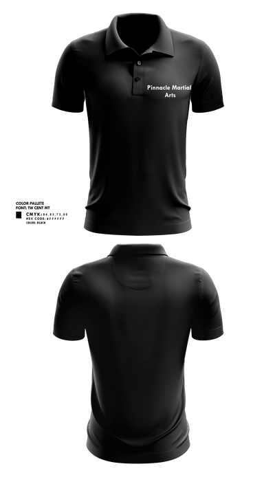 Pinnacle Martial Arts 28485454 Short Sleeve Performance Polo - 1
