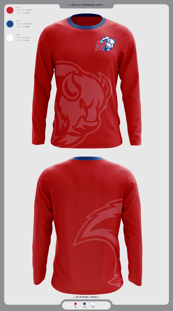 Long Sleeve Performance Shirt, Madras High School Cross Country, Cross Country, Teamtime, Team time, sublimation, custom sports apparel, team uniforms, spirit wear, spiritwear, sports uniforms, custom shirts, team store, custom team store, fundraiser sports, apparel fundraiser