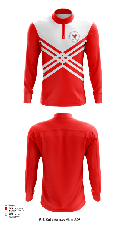Smyrna Middle School Cheer 21576863 Quarter Zip Jacket - 126