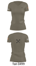 B CO 2-12 CAV 37897700 Women's Short Sleeve V-neck Shirt - 68