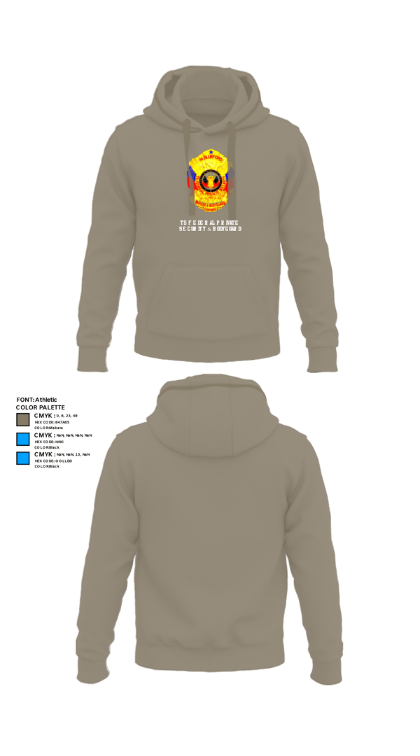 Hoodie, TS FEDERAL PRIVATE SECURITY & BODYGUARD, Police, Teamtime, Team time, sublimation, custom sports apparel, team uniforms, spirit wear, spiritwear, sports uniforms, custom shirts, team store, custom team store, fundraiser sports, apparel fundraiser