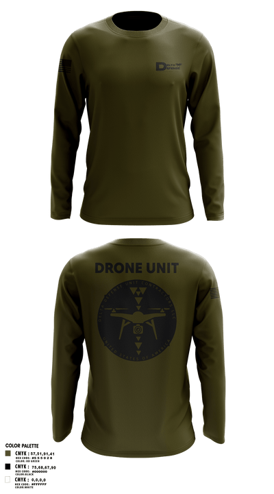 Delta Defense Unit 32292143 Long Sleeve Performance Shirt - 108