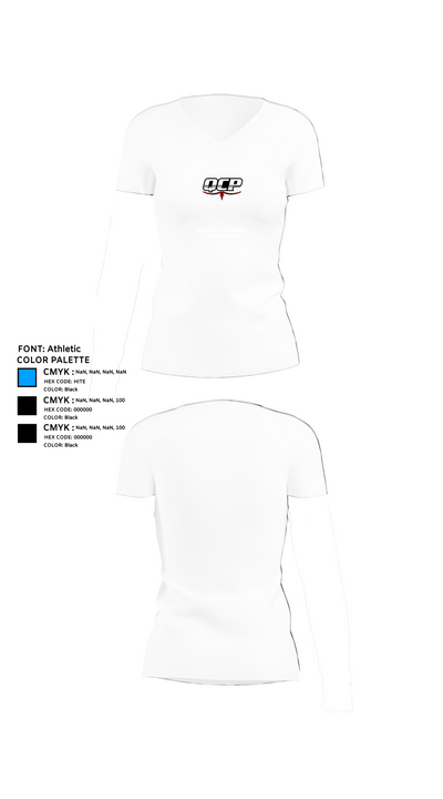 Quickshift Collision & Performance 1524314 Women's Short Sleeve V-neck Shirt - 18