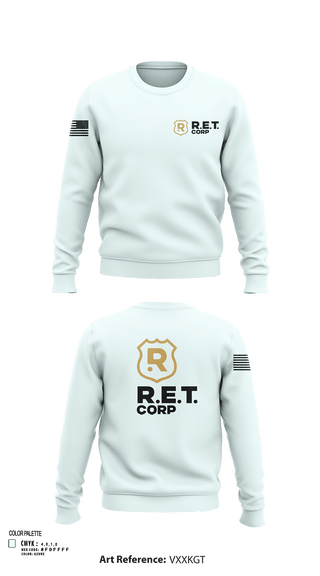 Crew Neck Sweatshirt, RET CORP, Police, Teamtime, Team time, sublimation, custom sports apparel, team uniforms, spirit wear, spiritwear, sports uniforms, custom shirts, team store, custom team store, fundraiser sports, apparel fundraiser