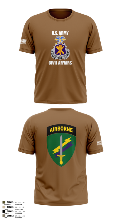Civil Affairs Schoolhouse 5293701 Short Sleeve Performance Shirt - 2