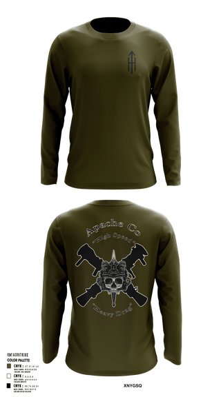 Long Sleeve Performance Shirt, ApApache, , Teamtime, Team time, sublimation, custom sports apparel, team uniforms, spirit wear, spiritwear, sports uniforms, custom shirts, team store, custom team store, fundraiser sports, apparel fundraiser