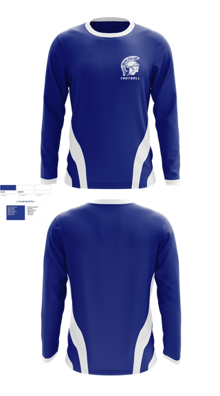 Long Sleeve Performance Shirt, James B Hunt High School Football, Football, Teamtime, Team time, sublimation, custom sports apparel, team uniforms, spirit wear, spiritwear, sports uniforms, custom shirts, team store, custom team store, fundraiser sports, apparel fundraiser