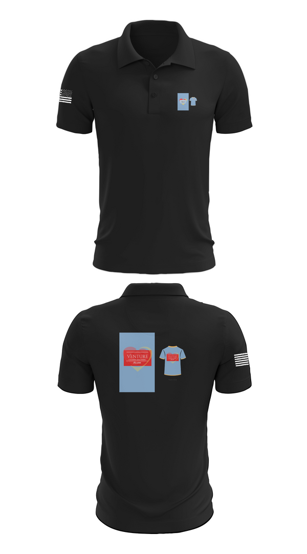 Short Sleeve Performance Polo, Venture cleaning solutions, , Teamtime, Team time, sublimation, custom sports apparel, team uniforms, spirit wear, spiritwear, sports uniforms, custom shirts, team store, custom team store, fundraiser sports, apparel fundraiser