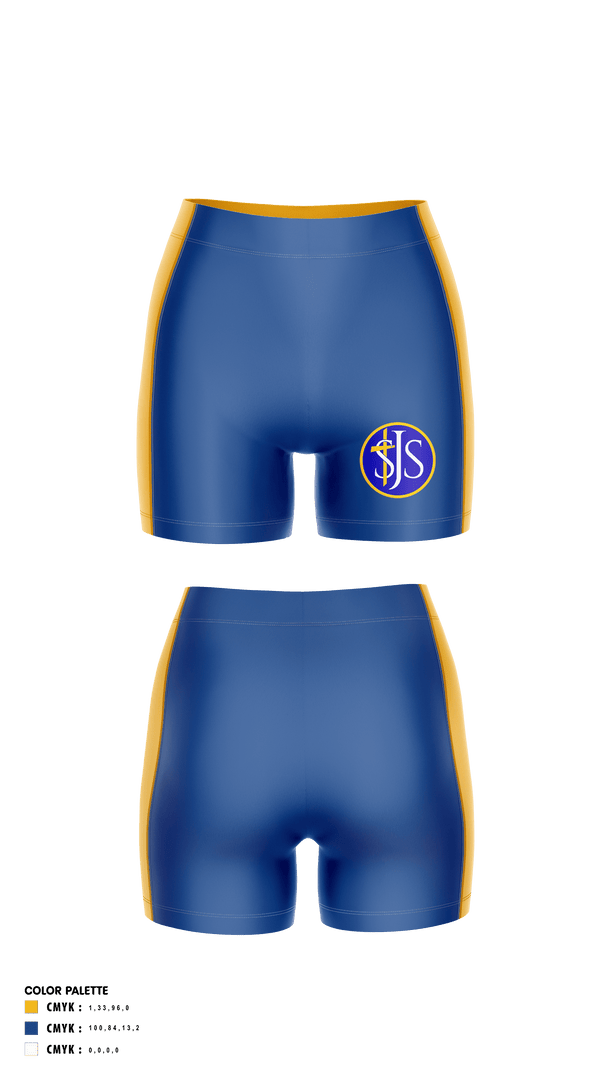 Women's Shorts, St Joseph Catholic School Volleyball, Women's Volleyball, Teamtime, Team time, sublimation, custom sports apparel, team uniforms, spirit wear, spiritwear, sports uniforms, custom shirts, team store, custom team store, fundraiser sports, apparel fundraiser