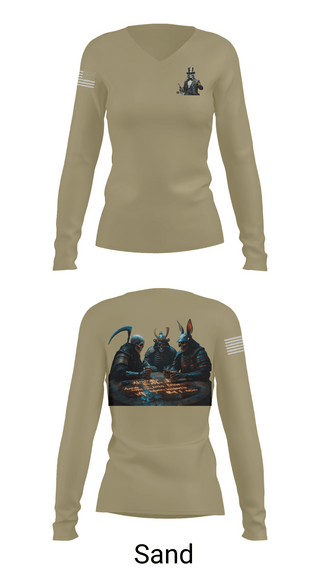 Womens Long Sleeve Vneck Shirt, Emory S. Land, , Teamtime, Team time, sublimation, custom sports apparel, team uniforms, spirit wear, spiritwear, sports uniforms, custom shirts, team store, custom team store, fundraiser sports, apparel fundraiser