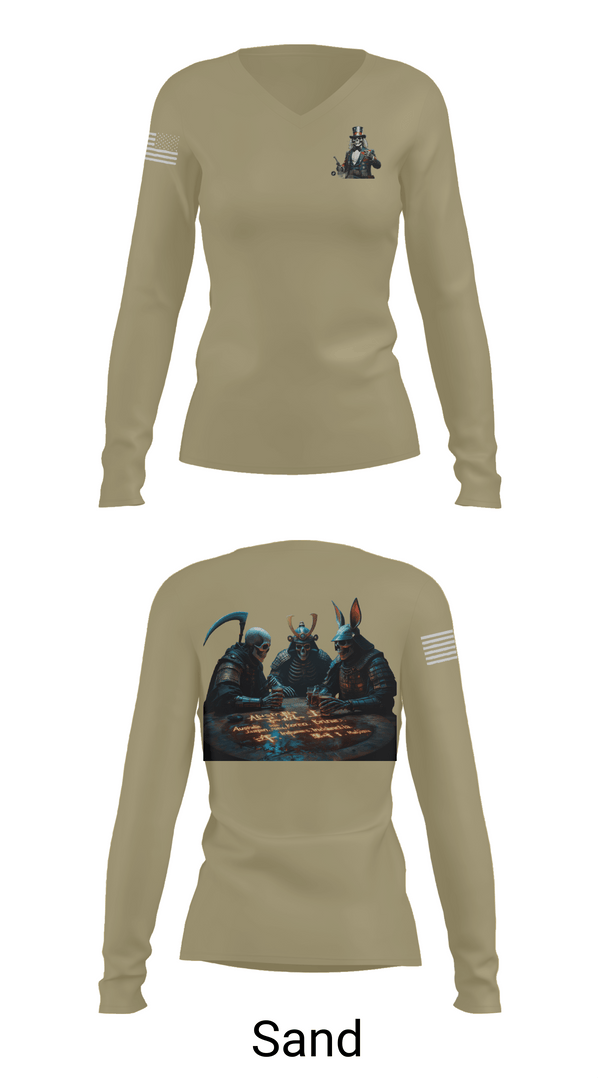 Womens Long Sleeve Vneck Shirt, Emory S. Land, , Teamtime, Team time, sublimation, custom sports apparel, team uniforms, spirit wear, spiritwear, sports uniforms, custom shirts, team store, custom team store, fundraiser sports, apparel fundraiser