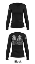 FMTC 37244511 Women's Long Sleeve V-neck Shirt - 37