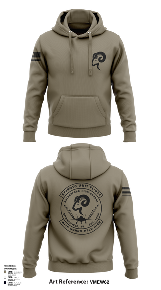 Hoodie, AFJROTC FL-034, Air Force, Teamtime, Team time, sublimation, custom sports apparel, team uniforms, spirit wear, spiritwear, sports uniforms, custom shirts, team store, custom team store, fundraiser sports, apparel fundraiser