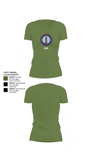 Women's Short Sleeve Vneck Shirt, Ben, National Guard, Teamtime, Team time, sublimation, custom sports apparel, team uniforms, spirit wear, spiritwear, sports uniforms, custom shirts, team store, custom team store, fundraiser sports, apparel fundraiser