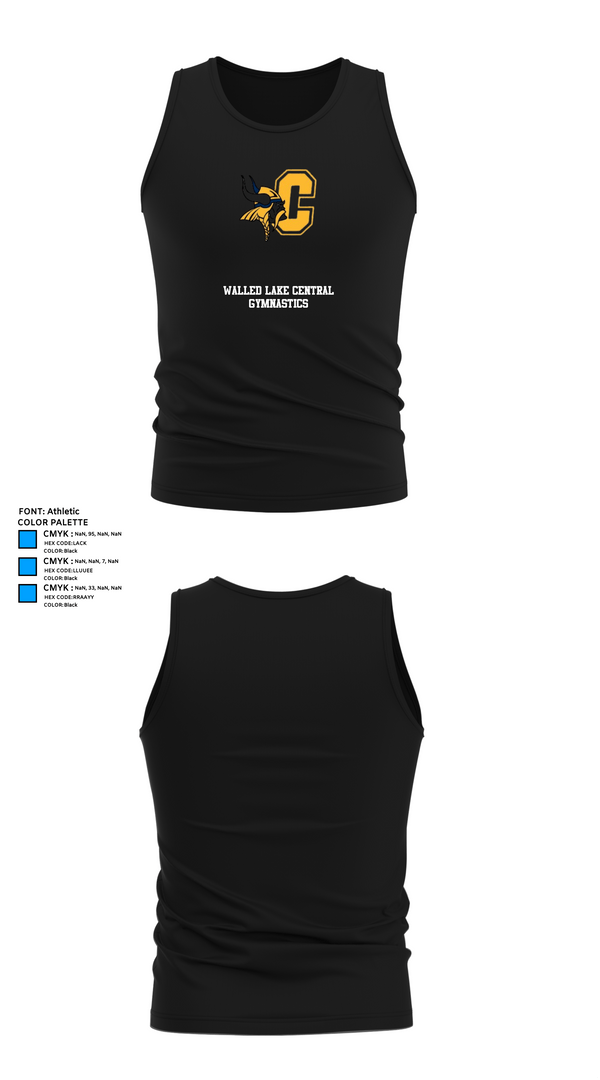 Tank Top, Walled Lake Central Gymnastics, Spirit Store, Teamtime, Team time, sublimation, custom sports apparel, team uniforms, spirit wear, spiritwear, sports uniforms, custom shirts, team store, custom team store, fundraiser sports, apparel fundraiser