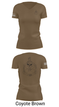 850th engineer 3918830 Women's Short Sleeve V-neck Shirt - 8