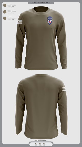Long Sleeve Performance Shirt, 1/11TH ABN DIV, Army, Teamtime, Team time, sublimation, custom sports apparel, team uniforms, spirit wear, spiritwear, sports uniforms, custom shirts, team store, custom team store, fundraiser sports, apparel fundraiser