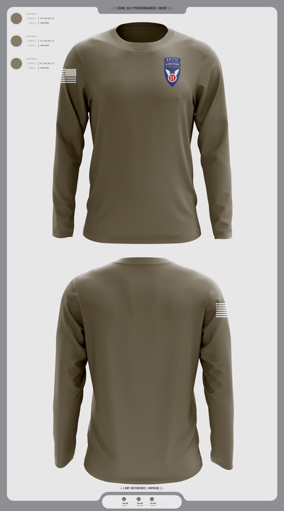 1/11TH ABN DIV 2498092 Long Sleeve Performance Shirt - 1