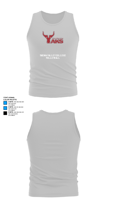 Yakima Valley College Volleyball 59541208 Tank Top - 13