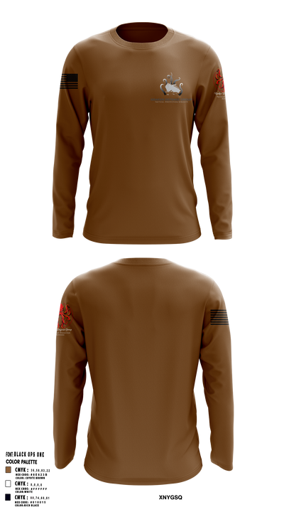 Kraken Defense Group 92519053 Long Sleeve Performance Shirt 115