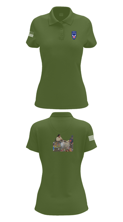 11th ABN DIV WO 32210325 Women's Short Sleeve Performance Polo  - 54
