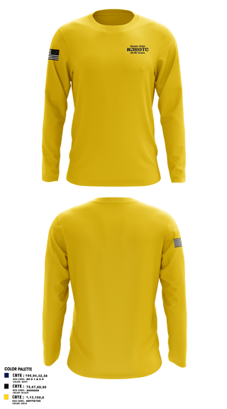 Long Sleeve Performance Shirt, Guam High NJROTC Drill Team, , Teamtime, Team time, sublimation, custom sports apparel, team uniforms, spirit wear, spiritwear, sports uniforms, custom shirts, team store, custom team store, fundraiser sports, apparel fundraiser