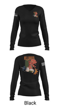 Hellraiser 15365776 Women's Long Sleeve V-neck Shirt - 37