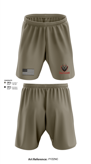 Athletic Shorts With Pockets, 2/2 E TRP, Army, Teamtime, Team time, sublimation, custom sports apparel, team uniforms, spirit wear, spiritwear, sports uniforms, custom shirts, team store, custom team store, fundraiser sports, apparel fundraiser