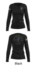 SMPD Mental Health Unit 50608252 Women's Long Sleeve V-neck Shirt - 23