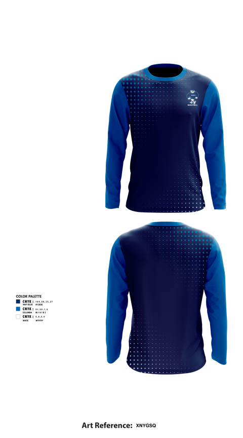 Long Sleeve Performance Shirt, Prairie Central Junior High School Basketball, Women's Basketball, Teamtime, Team time, sublimation, custom sports apparel, team uniforms, spirit wear, spiritwear, sports uniforms, custom shirts, team store, custom team store, fundraiser sports, apparel fundraiser