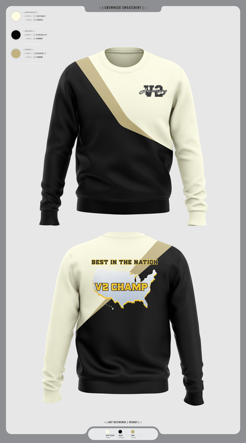 Crew Neck Sweatshirt, Volleyball Virginia, Women's Volleyball, Teamtime, Team time, sublimation, custom sports apparel, team uniforms, spirit wear, spiritwear, sports uniforms, custom shirts, team store, custom team store, fundraiser sports, apparel fundraiser