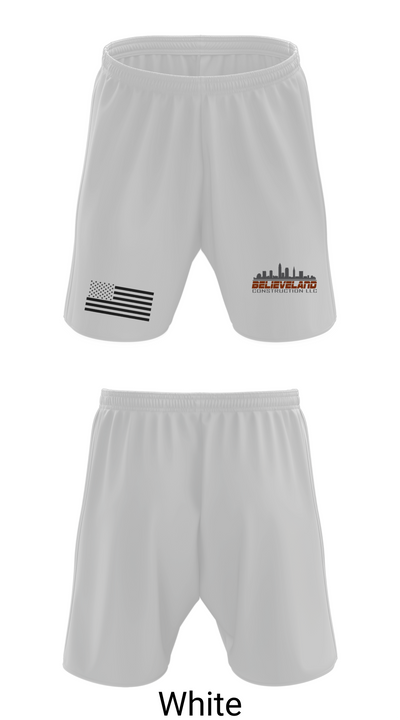 Believeland Construction LLC 85642703 Athletic Shorts With Pockets - 1