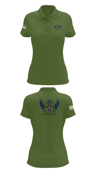 Womens Short Sleeve Performance Polo, Pieper Legacy Loft, , Teamtime, Team time, sublimation, custom sports apparel, team uniforms, spirit wear, spiritwear, sports uniforms, custom shirts, team store, custom team store, fundraiser sports, apparel fundraiser