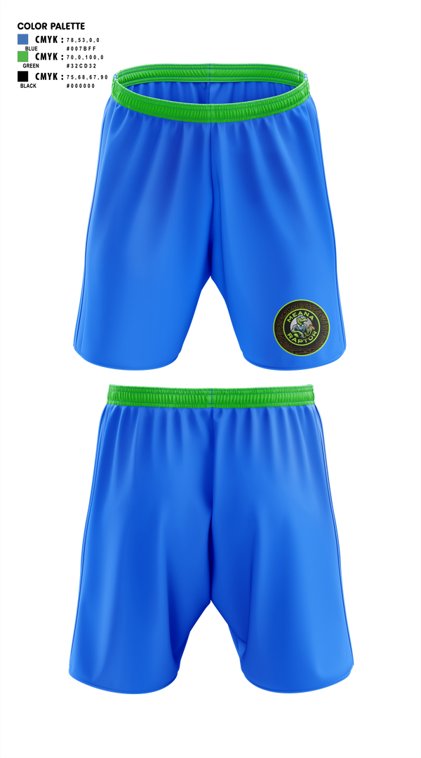 Athletic Shorts With Pockets, meana raptor, Golf, Teamtime, Team time, sublimation, custom sports apparel, team uniforms, spirit wear, spiritwear, sports uniforms, custom shirts, team store, custom team store, fundraiser sports, apparel fundraiser
