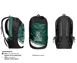 Gear Bag, FACS Crusaders, Track & Field, Teamtime, Team time, sublimation, custom sports apparel, team uniforms, spirit wear, spiritwear, sports uniforms, custom shirts, team store, custom team store, fundraiser sports, apparel fundraiser