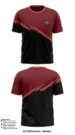 Old School Cotton Feel Shirt, Class War Veterans, E-Sports, Teamtime, Team time, sublimation, custom sports apparel, team uniforms, spirit wear, spiritwear, sports uniforms, custom shirts, team store, custom team store, fundraiser sports, apparel fundraiser